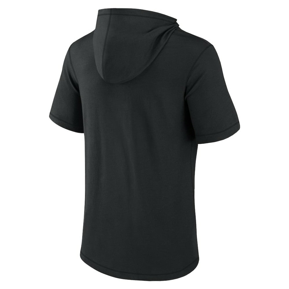 San Francisco Giants Short Sleeve Hoodie T-Shirt Black