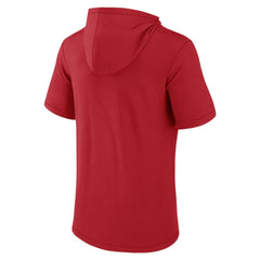 St. Louis Cardinals Short Sleeve Hoodie T-Shirt Red