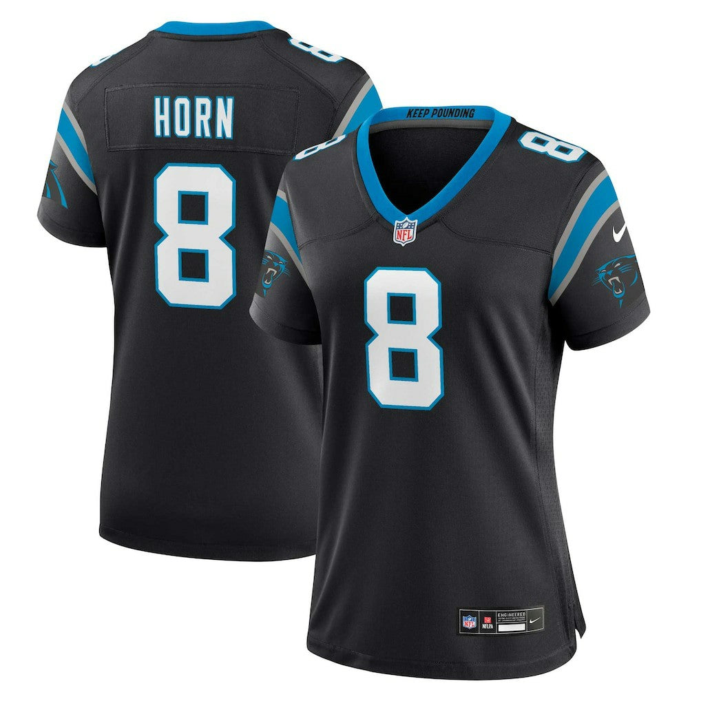 Jaycee Horn Carolina Panthers Women's Player Jersey - Black