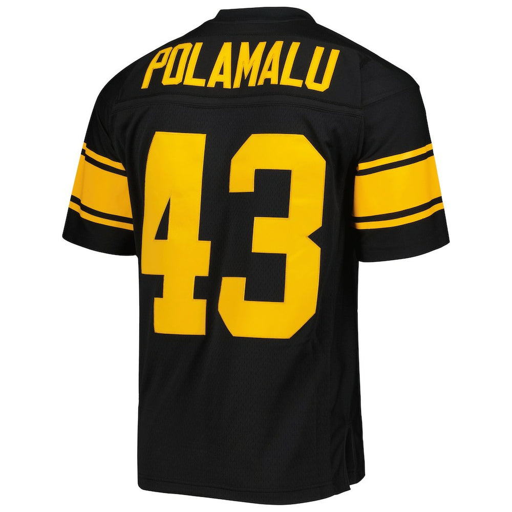 Troy Polamalu Pittsburgh Steelers Legacy Replica Jersey - Black on sale