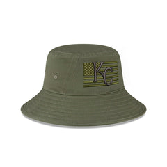 Kansas City Royals 2023 Armed Forces Day Bucket Hat Green | New Era