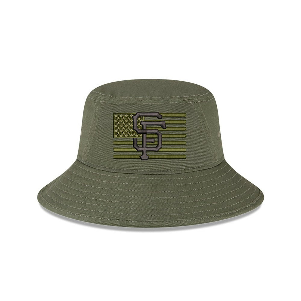 San Francisco Giants 2023 Armed Forces Day Bucket Hat Green | New Era
