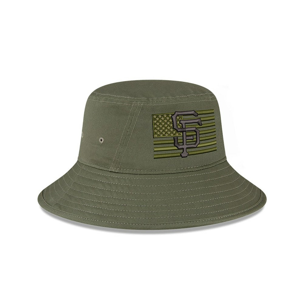 San Francisco Giants 2023 Armed Forces Day Bucket Hat Green | New Era