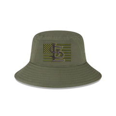 St. Louis Cardinals 2023 Armed Forces Day Bucket Hat Green | New Era