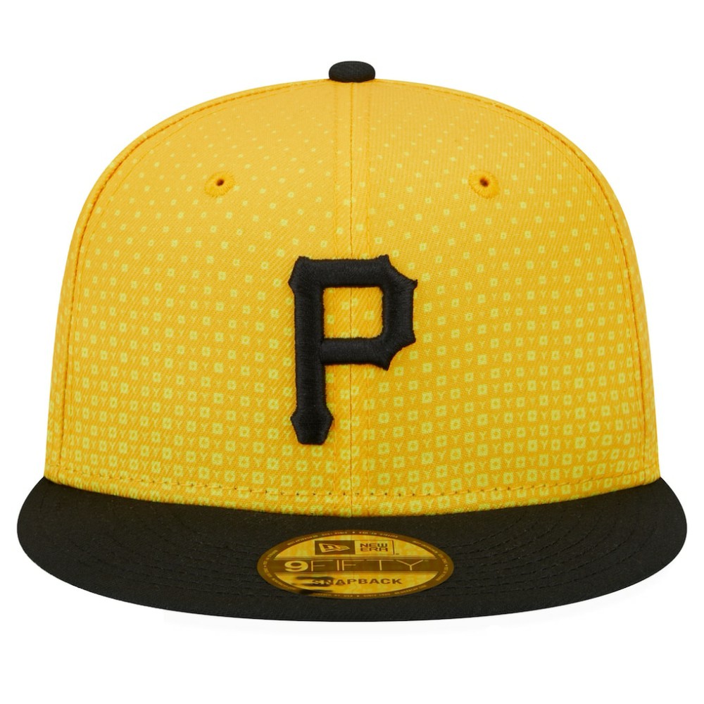 Pittsburgh Pirates 2023 City Connect 9FIFTY Snapback Adjustable Hat Gold/Black | New Era