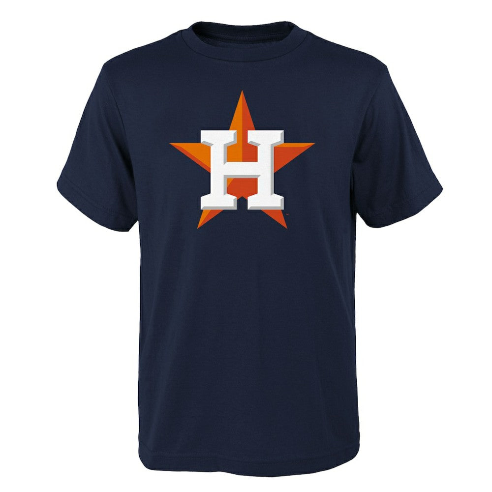 Houston Astros Youth Logo Primary Team T-Shirt Navy