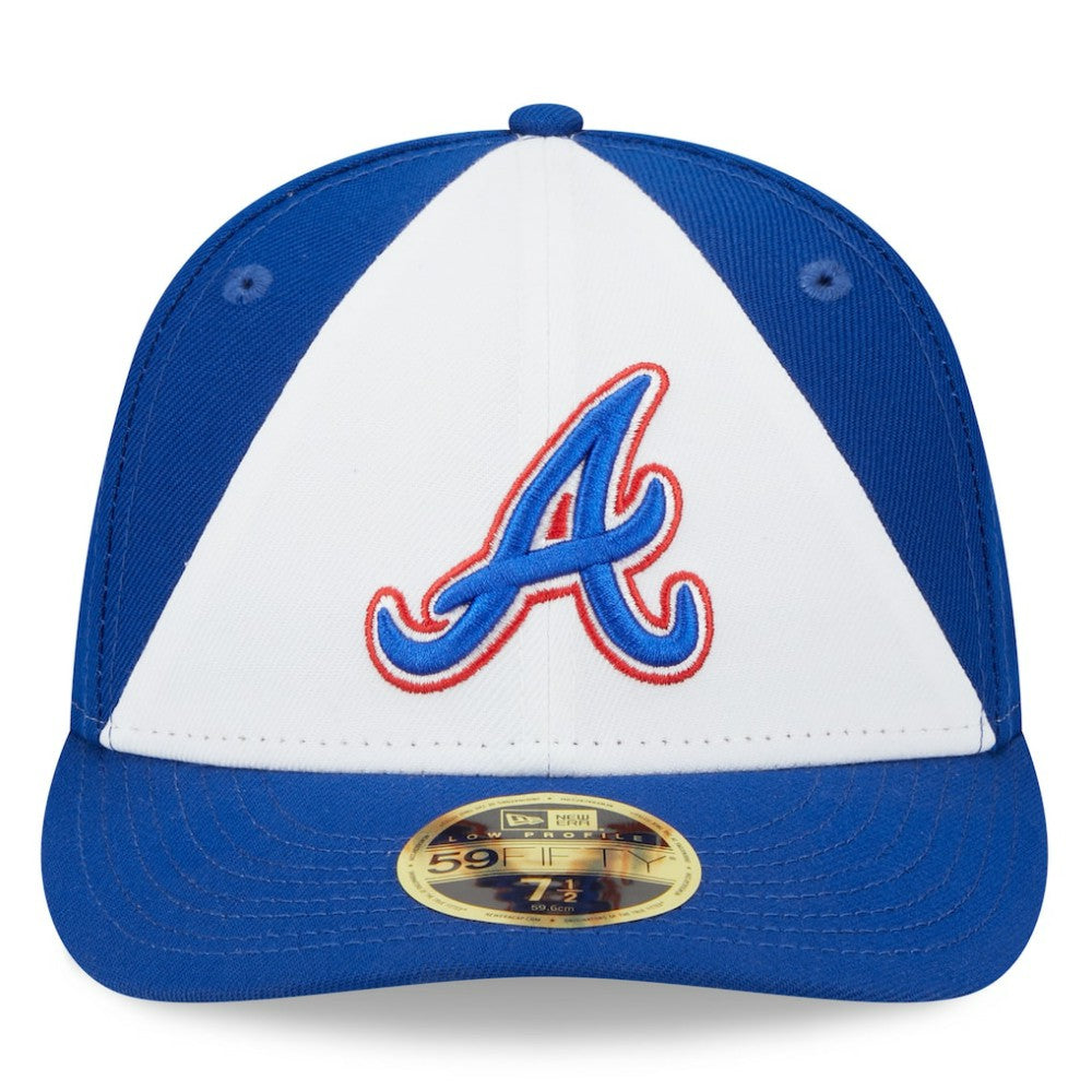 Atlanta Braves 2023 City Connect Low Profile 59FIFTY Fitted Hat White/Royal | New Era