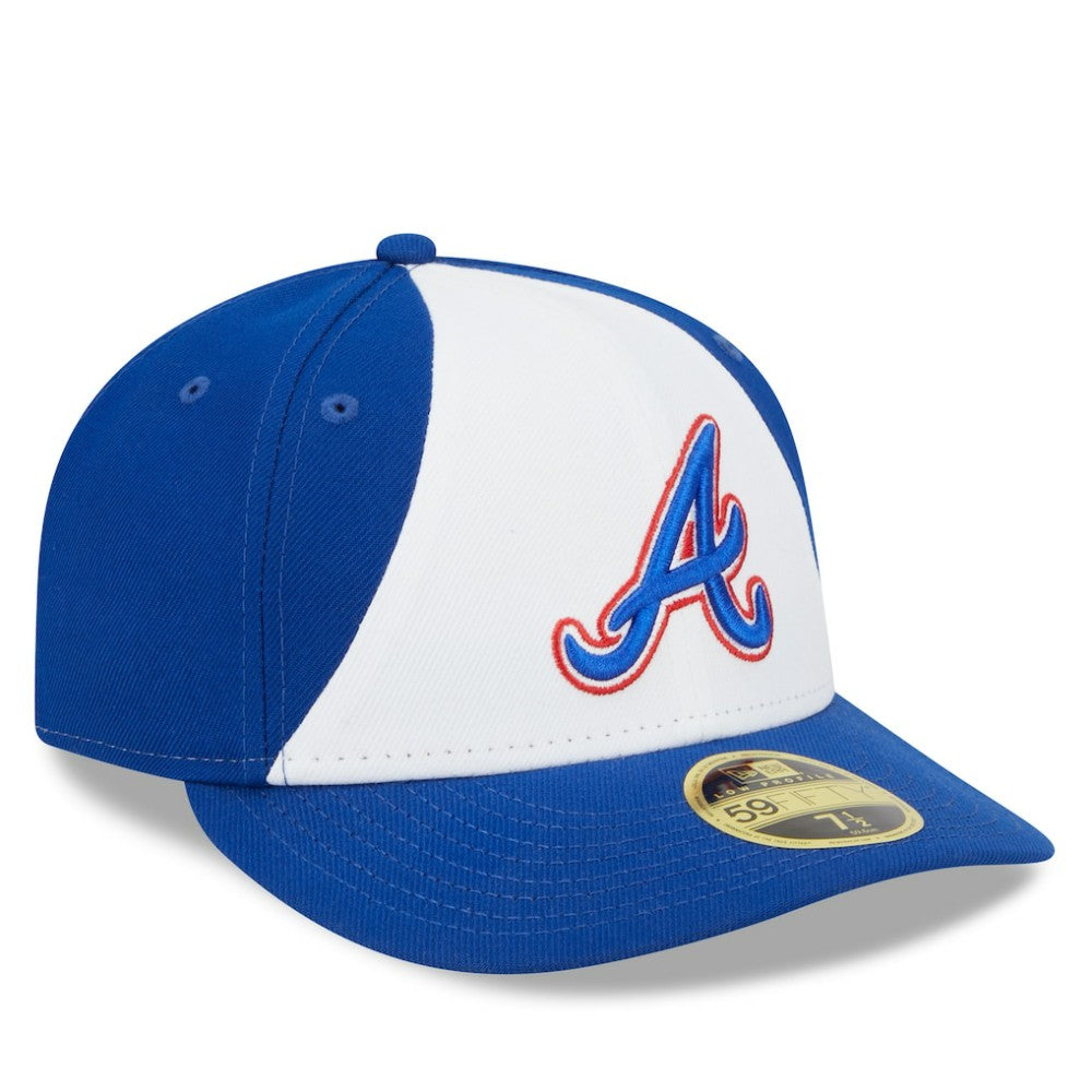 Atlanta Braves 2023 City Connect Low Profile 59FIFTY Fitted Hat White/Royal | New Era