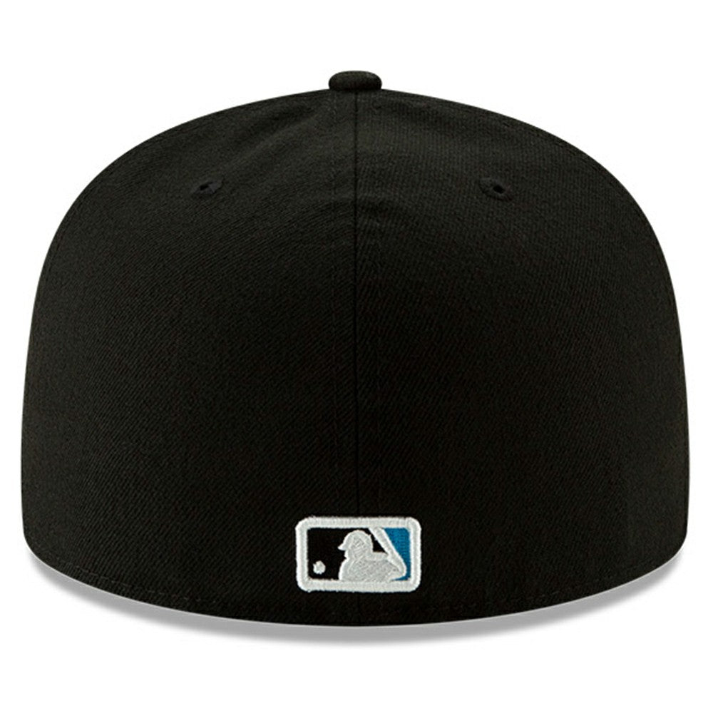 Miami Marlins 2024 Jackie Robinson Day 59FIFTY Fitted Hat Black | New Era