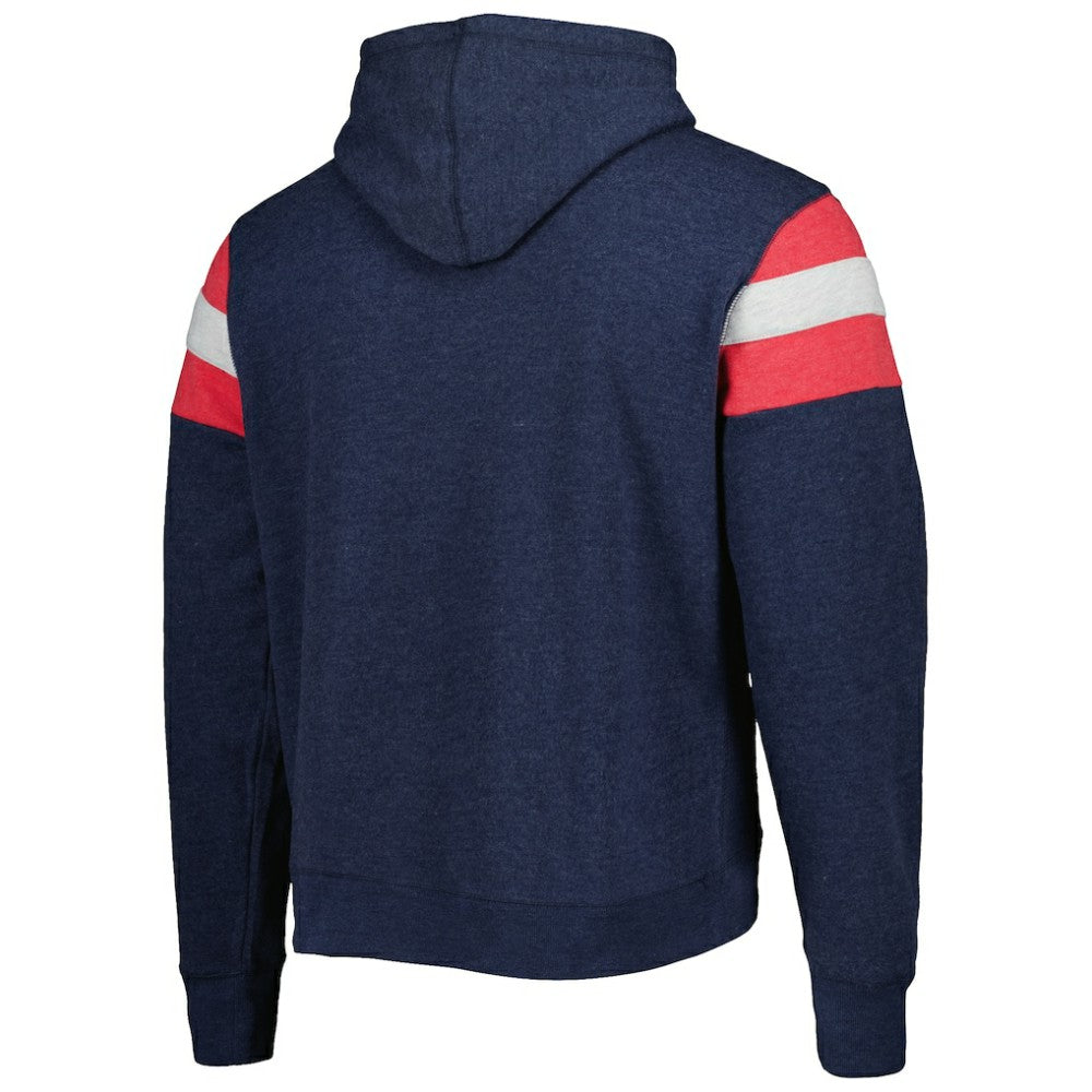 Atlanta Braves Premier Nico Pullover Hoodie Navy | 47 brand
