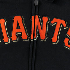San Francisco Giants Youth Wordmark Full-Zip Fleece Hoodie Black