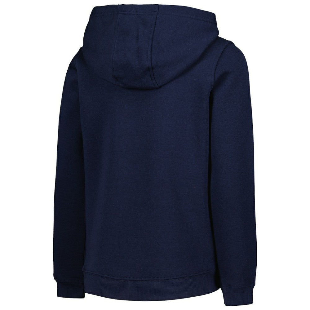 Milwaukee Brewers Youth Team Primary Logo Pullover Hoodie Navy