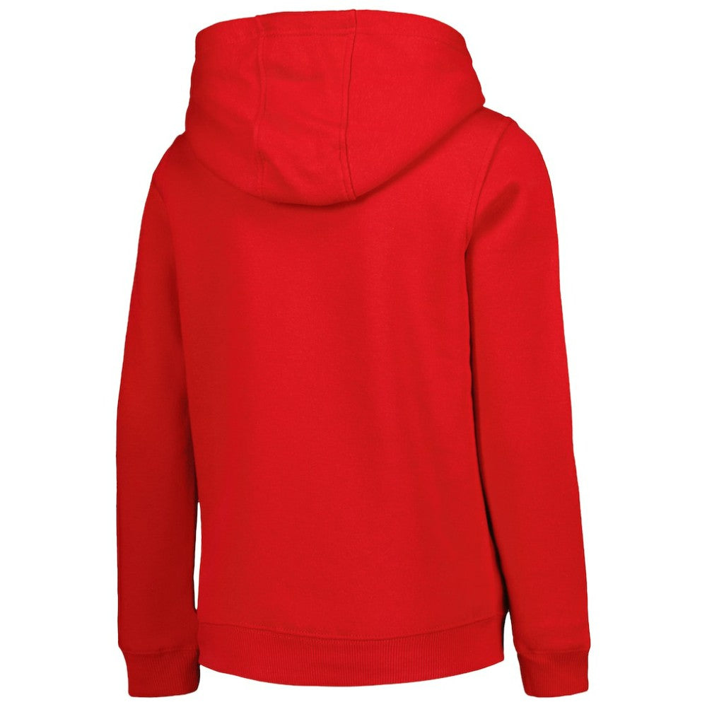 Philadelphia Phillies Youth Team Primary Logo Pullover Hoodie Red