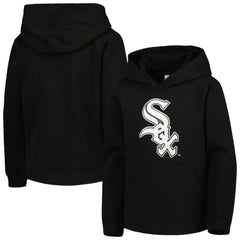 Chicago White Sox Youth Team Primary Logo Pullover Hoodie Black
