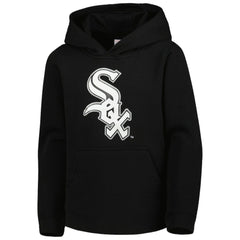 Chicago White Sox Youth Team Primary Logo Pullover Hoodie Black