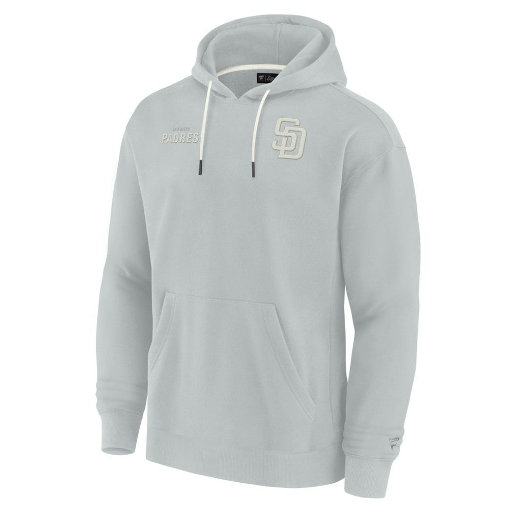 San Diego Padres Unisex Elements Super Soft Fleece Pullover Hoodie Gray