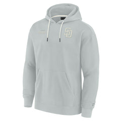 San Diego Padres Unisex Elements Super Soft Fleece Pullover Hoodie Gray