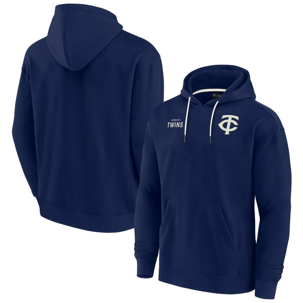 Minnesota Twins Unisex Elements Super Soft Fleece Pullover Hoodie Navy