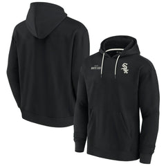 Chicago White Sox Unisex Elements Super Soft Fleece Pullover Hoodie Black