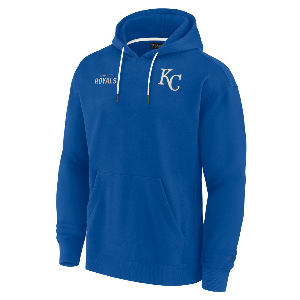Kansas City Royals Unisex Elements Super Soft Fleece Pullover Hoodie Royal
