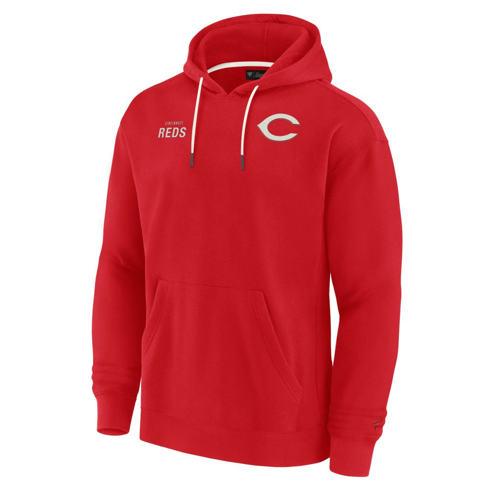 Cincinnati Reds Unisex Elements Super Soft Fleece Pullover Hoodie Red