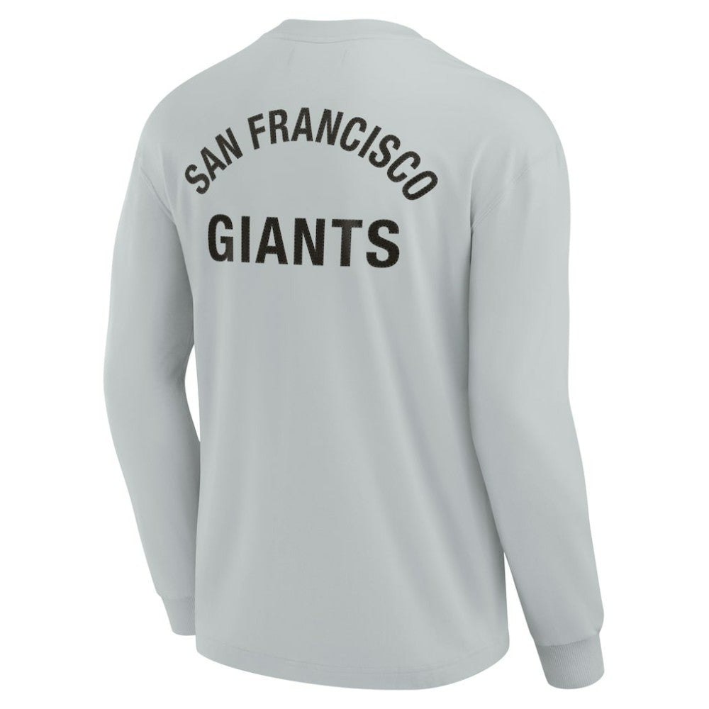 San Francisco Giants Unisex Elements Super Soft Long Sleeve T-Shirt Gray
