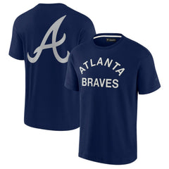 Atlanta Braves Unisex Elements Super Soft Short Sleeve T-Shirt Navy