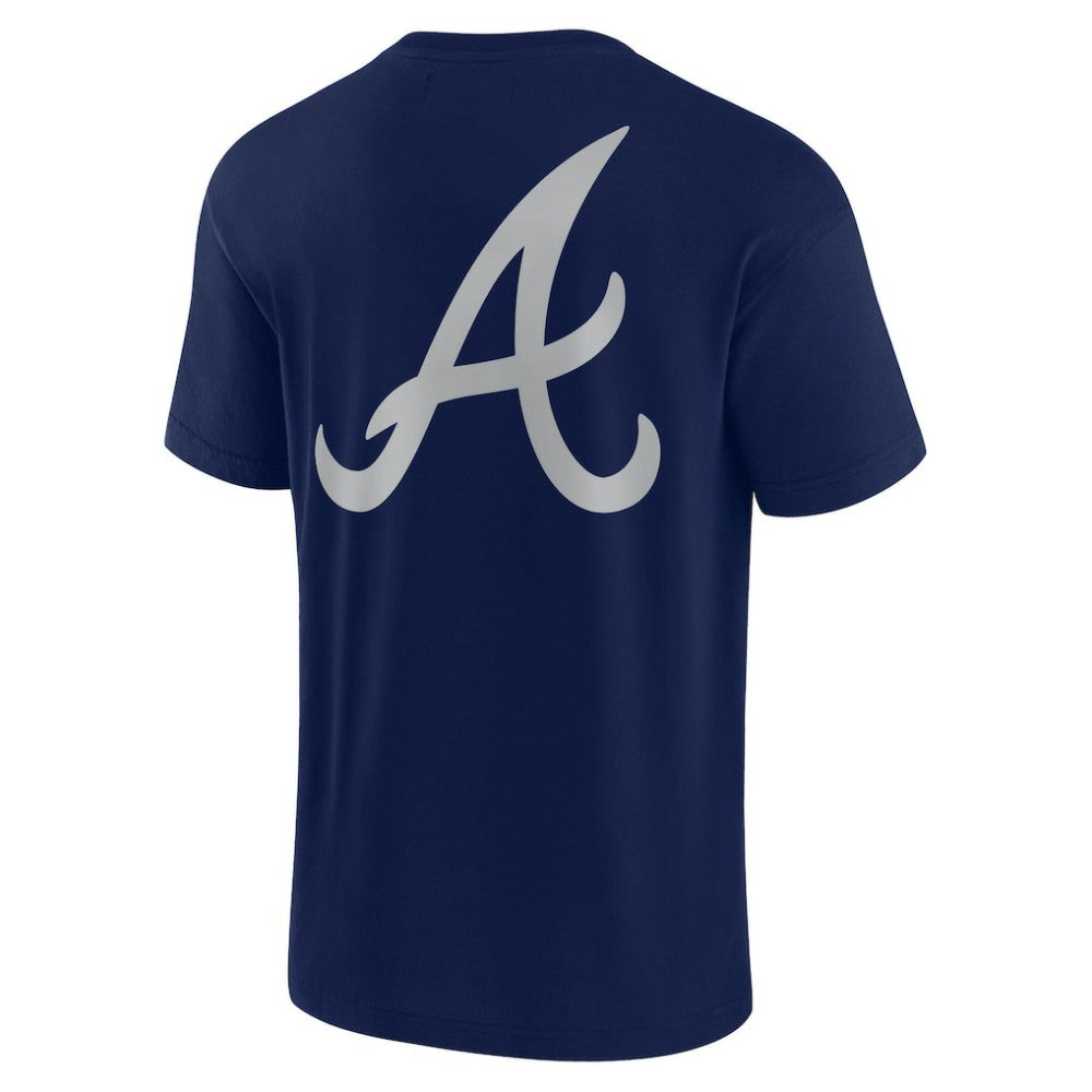 Atlanta Braves Unisex Elements Super Soft Short Sleeve T-Shirt Navy
