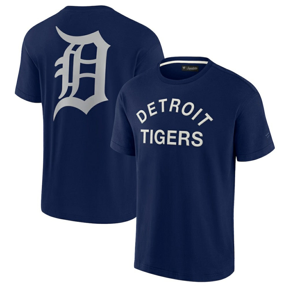 Detroit Tigers Unisex Elements Super Soft Short Sleeve T-Shirt Navy