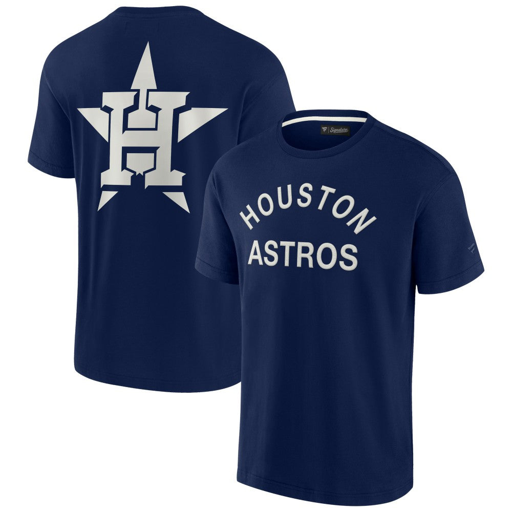 Houston Astros Unisex Elements Super Soft Short Sleeve T-Shirt Navy