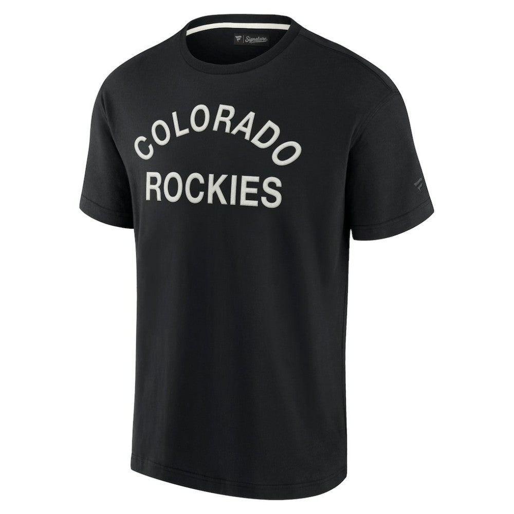 Colorado Rockies Unisex Elements Super Soft Short Sleeve T-Shirt Black