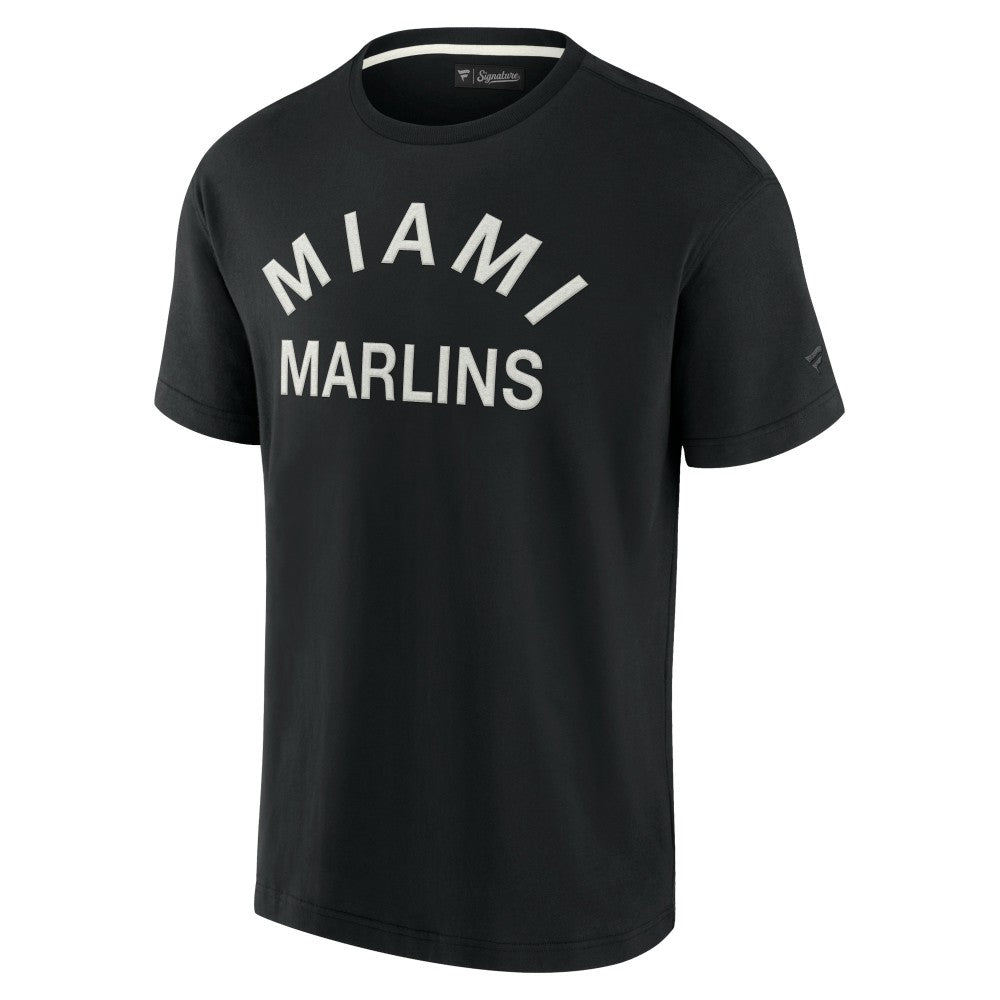 Miami Marlins Unisex Elements Super Soft Short Sleeve T-Shirt Black