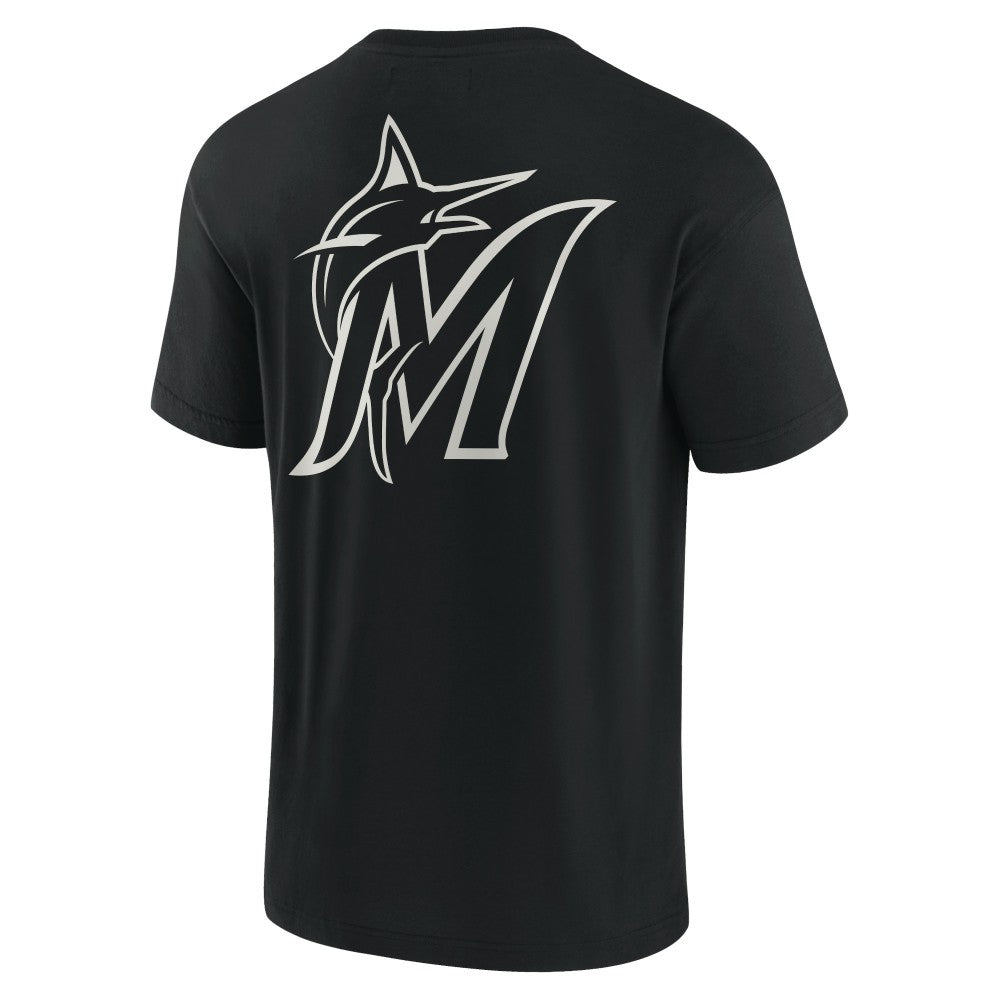 Miami Marlins Unisex Elements Super Soft Short Sleeve T-Shirt Black