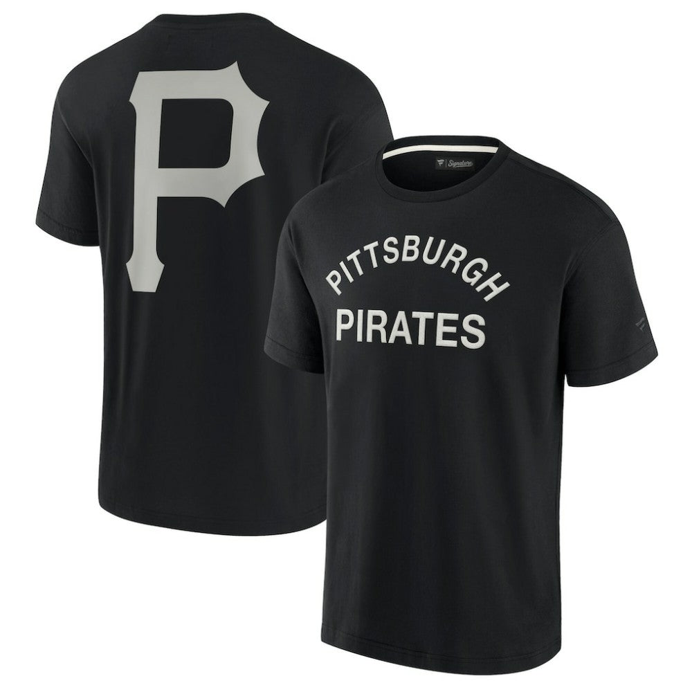 Pittsburgh Pirates Unisex Elements Super Soft Short Sleeve T-Shirt Black