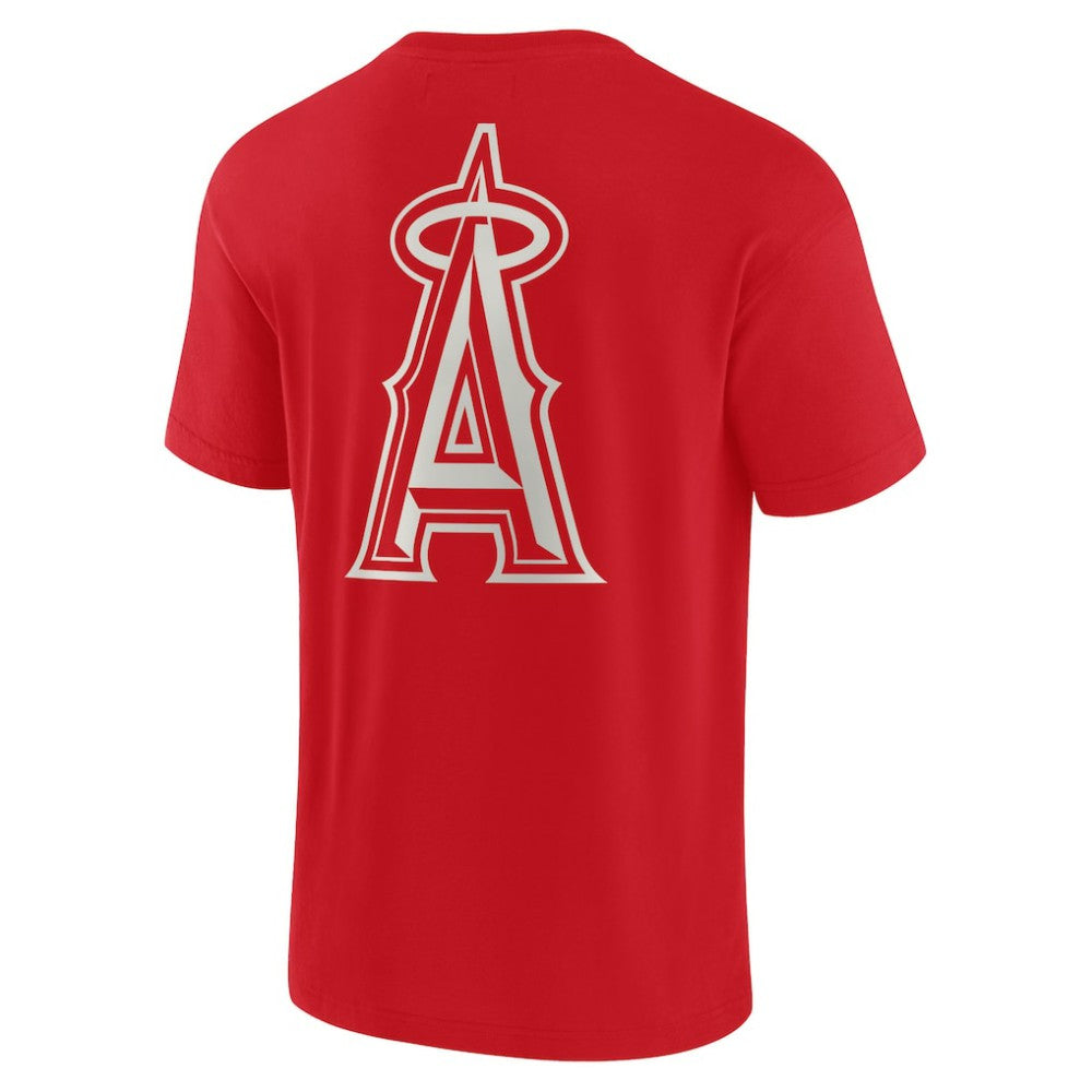 Los Angeles Angels Unisex Elements Super Soft Short Sleeve T-Shirt Red