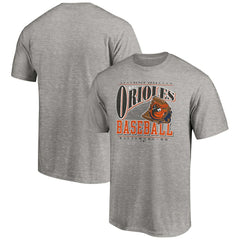 Baltimore Orioles Cooperstown Collection Winning Time T-Shirt Heather Gray