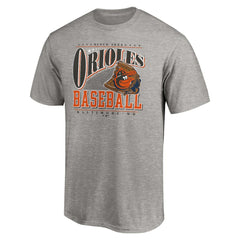 Baltimore Orioles Cooperstown Collection Winning Time T-Shirt Heather Gray