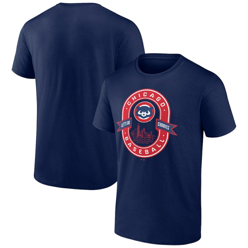 Chicago Cubs Glory Bound Let's Go Cubbies T-Shirt Navy