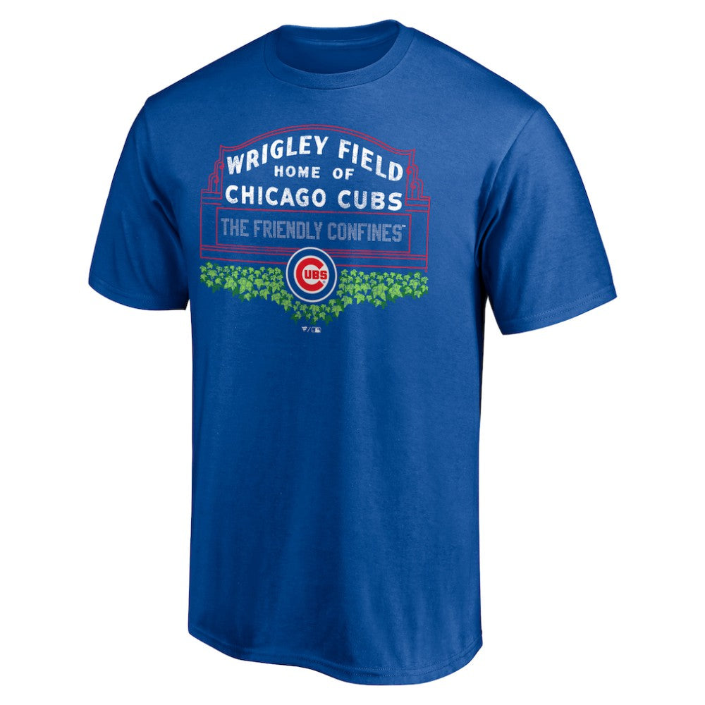 Chicago Cubs Wrigley Field Long Ball T-Shirt Royal