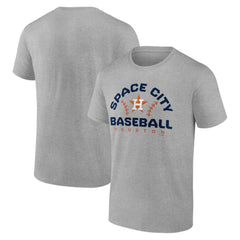 Houston Astros Team Go For Two T-Shirt Heather Gray