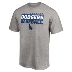 Los Angeles Dodgers Gain Ground T-Shirt Heather Gray