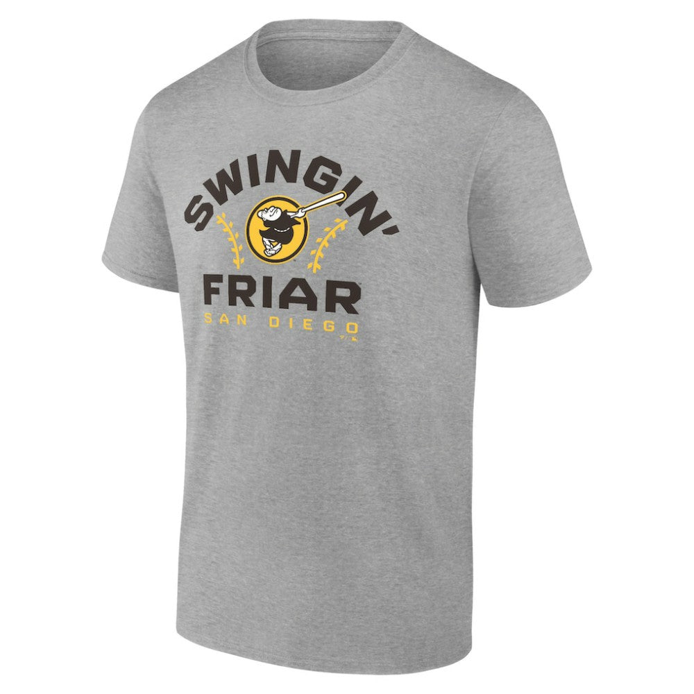 San Diego Padres Team Go For Two T-Shirt Heather Gray