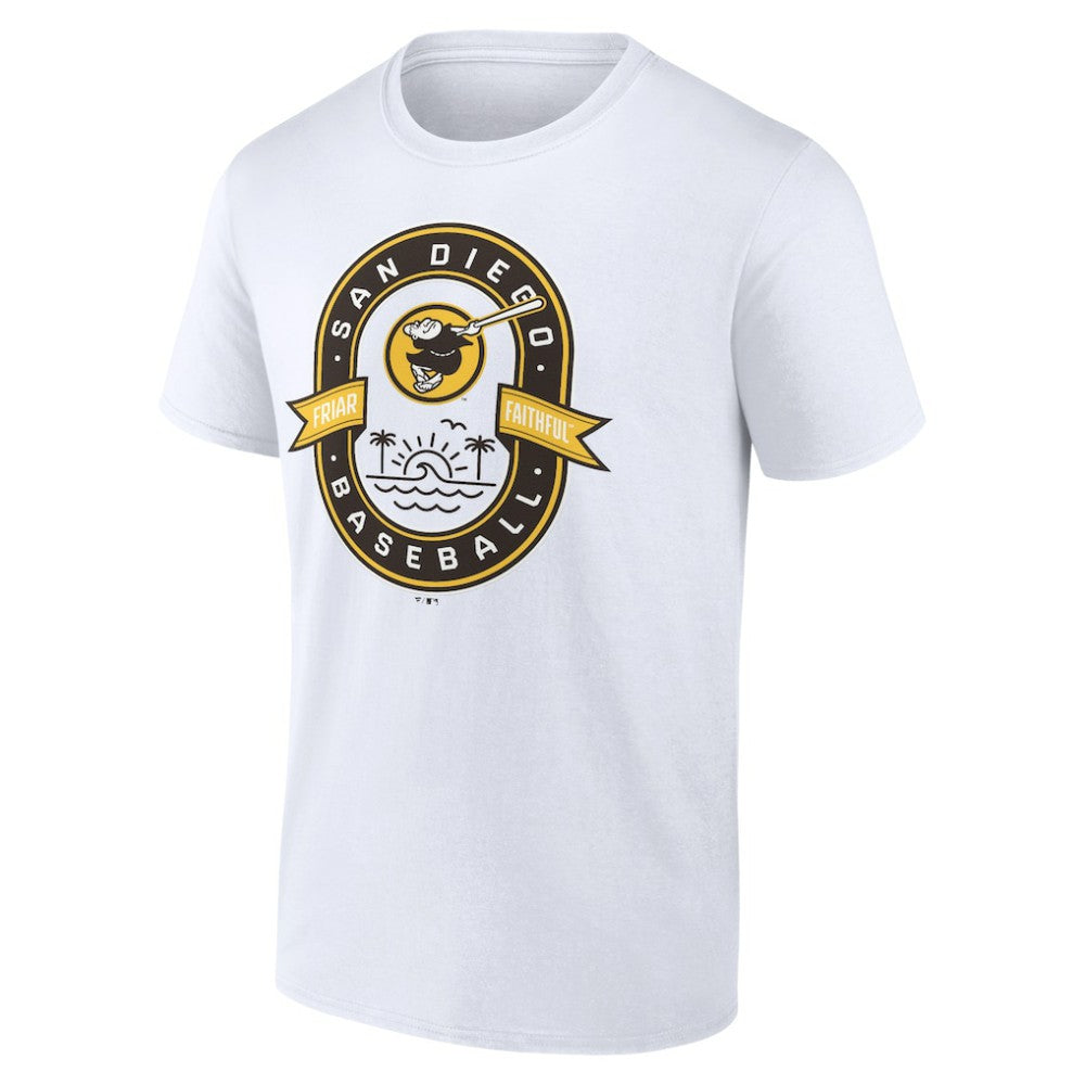 San Diego Padres Glory Bound Friar Faithful T-Shirt White