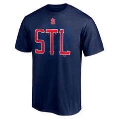 St. Louis Cardinals Paint the Black T-Shirt Navy