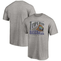 Tampa Bay Rays Cooperstown Collection Winning Time T-Shirt Heather Gray