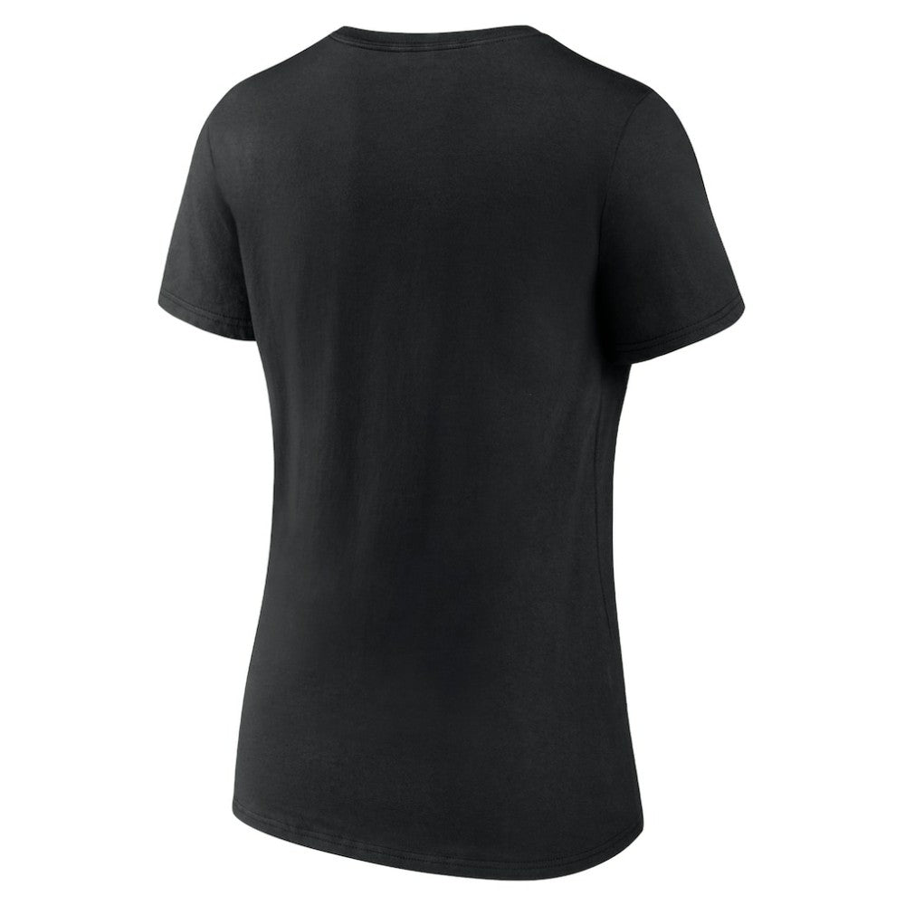 St. Louis Cardinals Women's Rough Diamond V-Neck T-Shirt Black