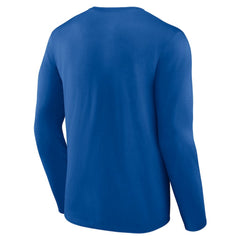 Chicago Cubs Paint the Black Long Sleeve T-Shirt Royal