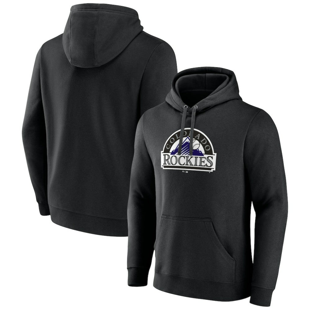 Colorado Rockies Cooperstown Collection Pullover Hoodie Black