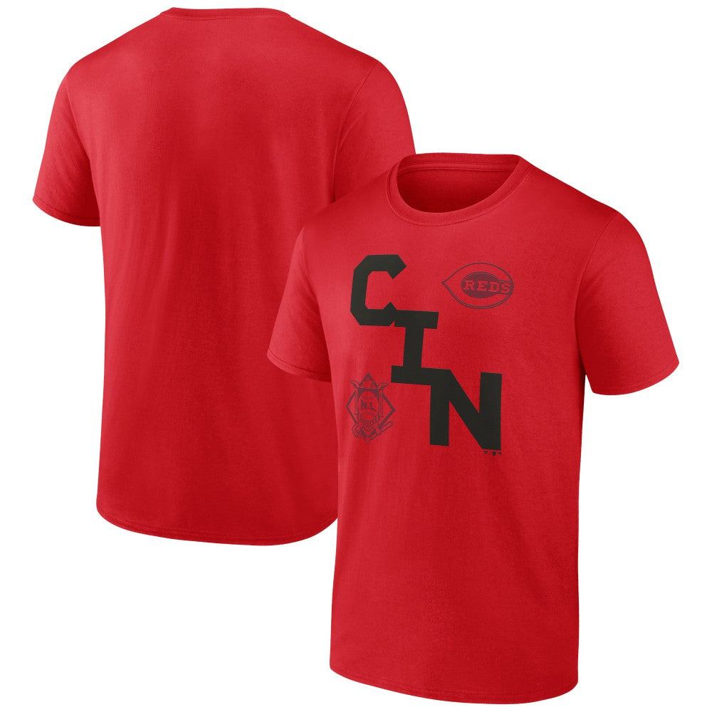 Cincinnati Reds Record Shattered T-Shirt Red