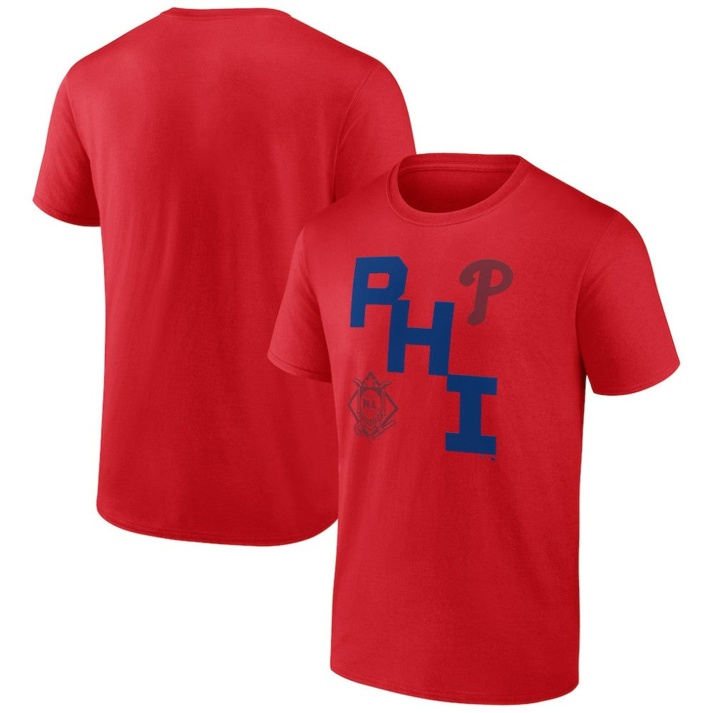 Philadelphia Phillies Record Shattered T-Shirt Red